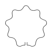 ANELLO ONDULATO PER SOSTEGNO PIANTE DIAMETRO 48 CM