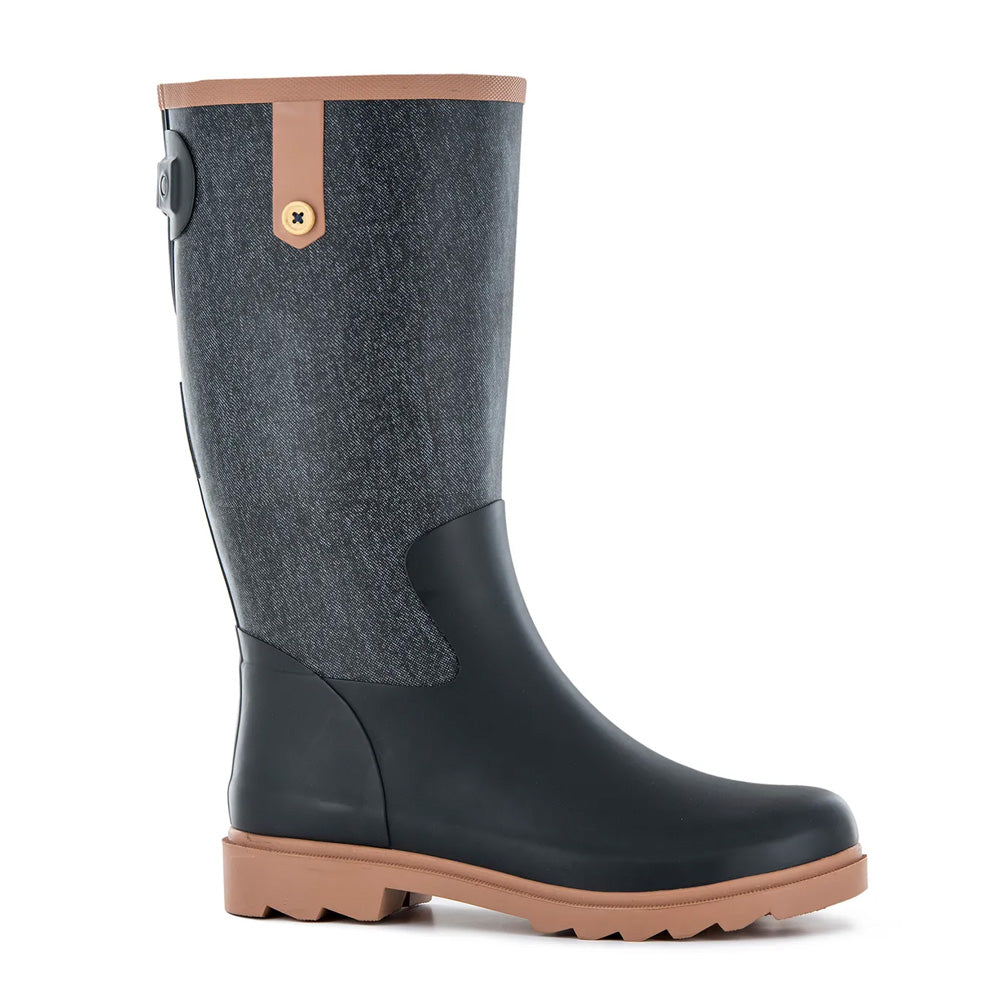 STIVALE DA GIARDINO TG.41 DONNA NERO JEANS PHOENIX
