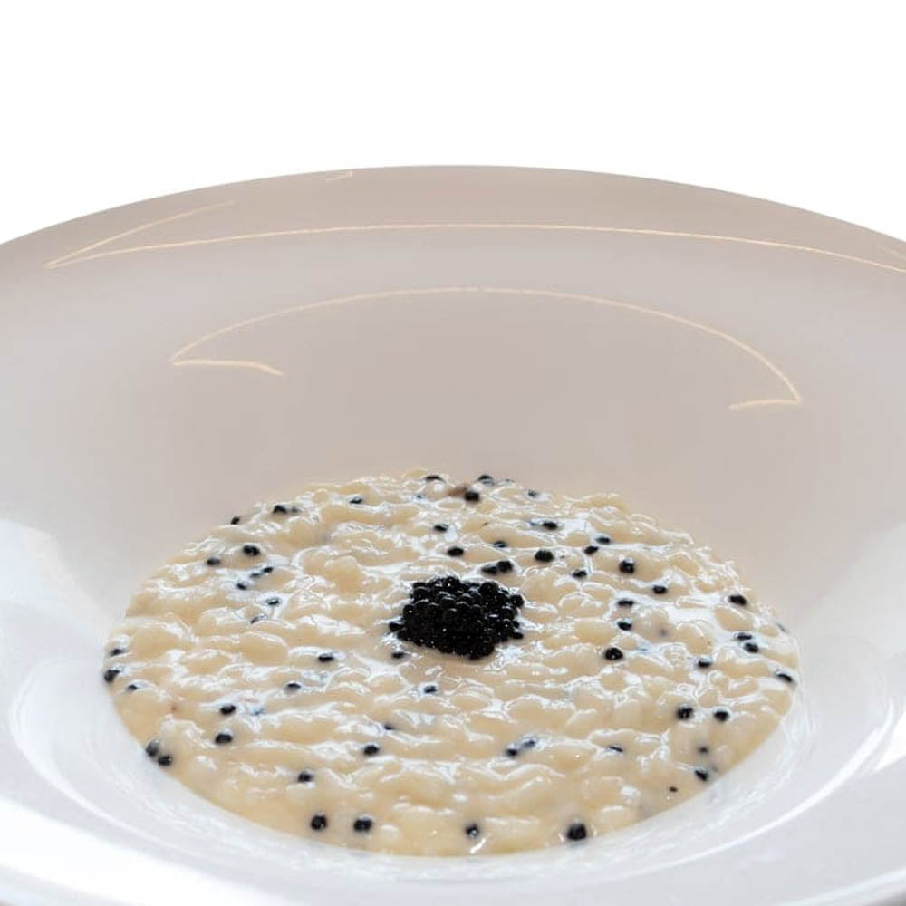 FRATELLI DESIDERI, RISO 4 PORZIONI BY CHRISTIAN MILONE, SUA MAESTA' BIANCO TARTUFO CENE STELLATE
