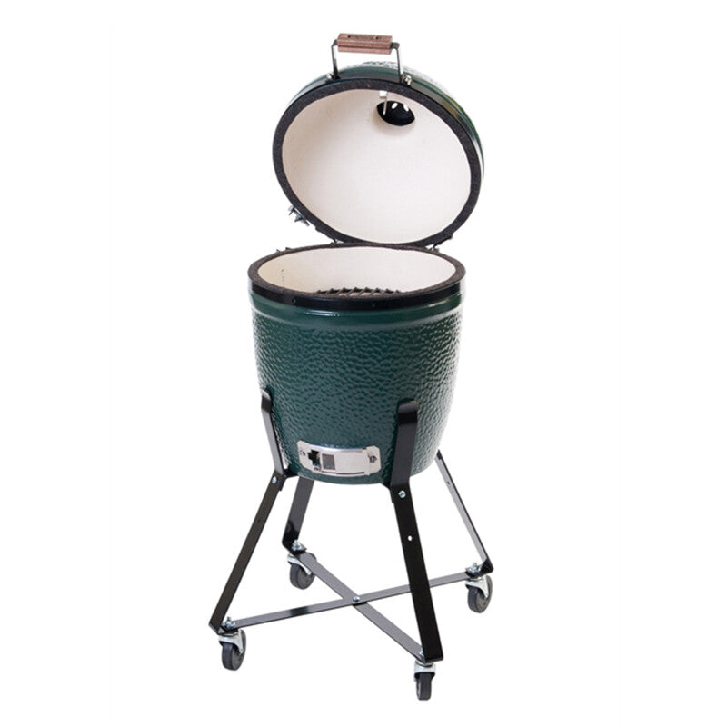 Supporto con Ruote per Barbecue Medium Nero Big Green Egg