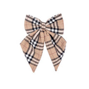 FIOCCO IN TARTAN APPENDIBILE 13x15CM BEIGE