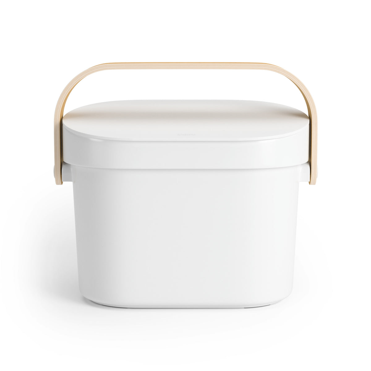 Bidoncino per Compost 4 Litri Bianco Naturale UMBRA
