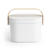 Bidoncino per Compost 4 Litri Bianco Naturale UMBRA