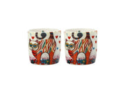 SET 2 BICCHIERINI TABBY 100ML SMILE STYLE