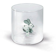 BICCHIERE DA ACQUA CONIGLIO 250ML IN VETRO SOFFIATO