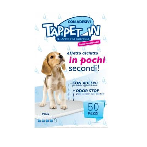 SET 50 PZ TAPPETINI IGIENICI PER CANI TAPPET IN 60X90