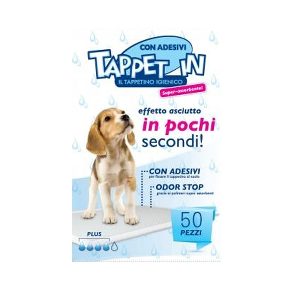 TAPPETINO IGIENICO PER CANI TAPPET IN 60X60 50PZ