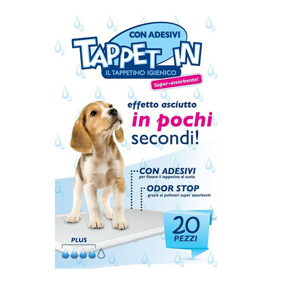TAPPETINO IGIENICO PER CANI TAPPET IN 60X60 20PZ