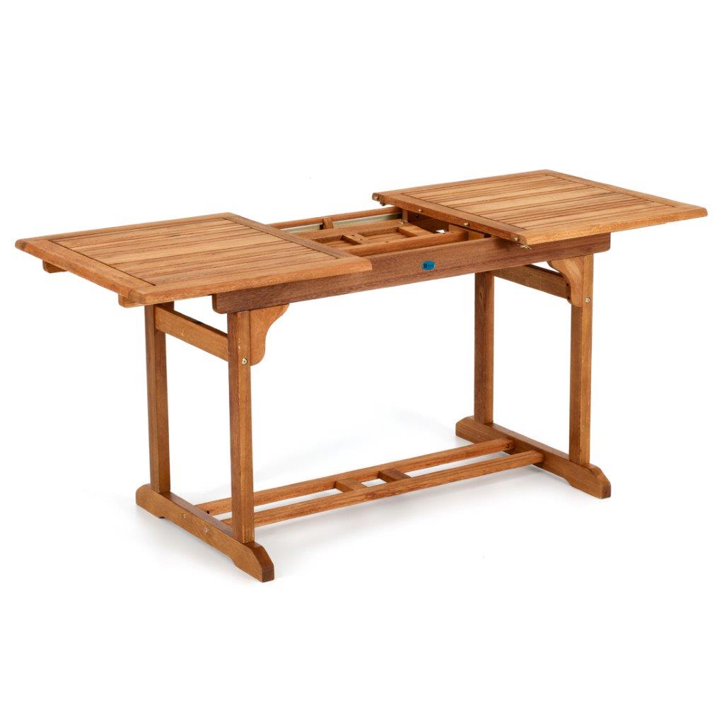 TAVOLO IN LEGNO CALIFORNIA 120/160x70CM