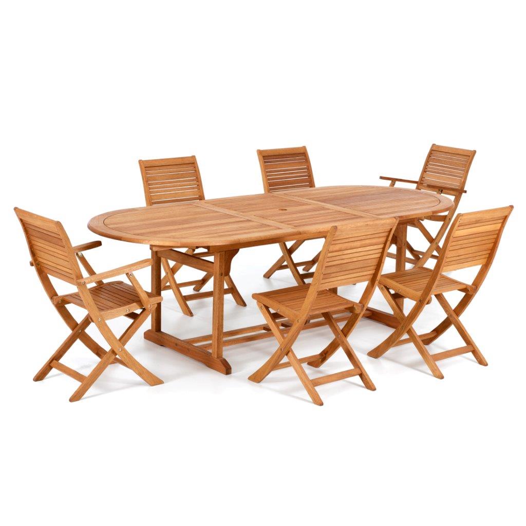 TAVOLO IN LEGNO CALIFORNIA 150/200X90X74CM