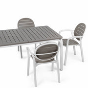 OFFERTA TAVOLO ALLUNGABILE ALLORO 210/280 CM + 6 POLTRONE PALMA COLORE A SCELTA