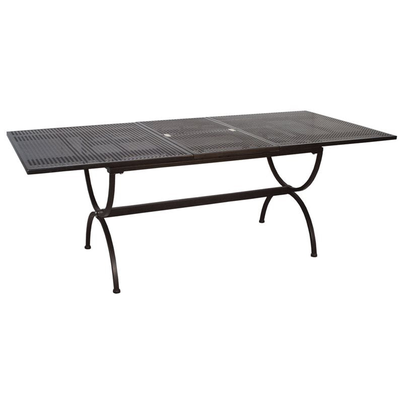 TAVOLO ROMEO 165/215X100CM ALLUNGABILE MARRONE ANTICO