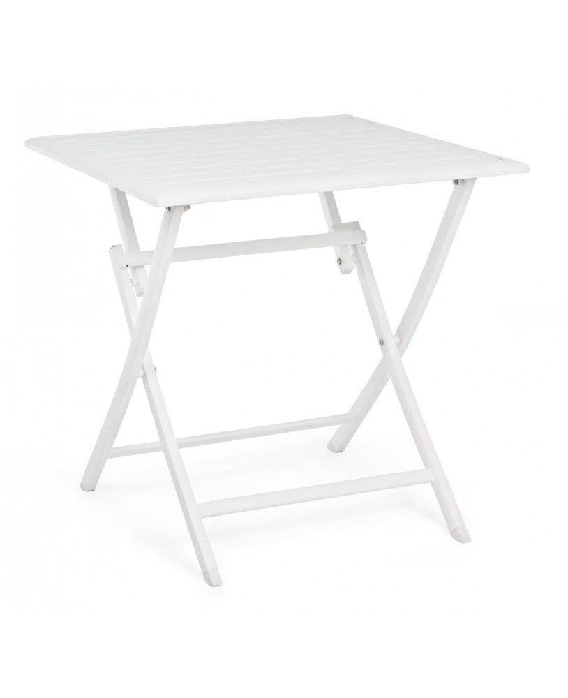 TAVOLO PIGHEVOLE ELIN 70X70CM BIANCO
