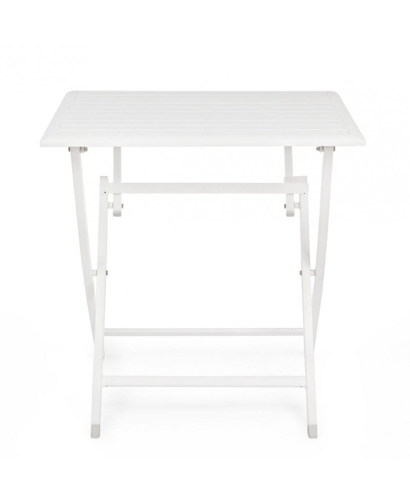 TAVOLO PIGHEVOLE ELIN 70X70CM BIANCO