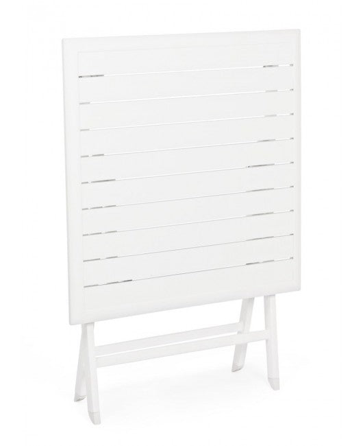 TAVOLO PIGHEVOLE ELIN 70X70CM BIANCO