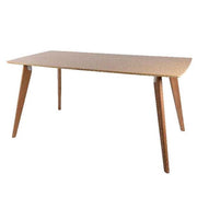 TAVOLO IN LEGNO DI FRASSINO 160X80X75CM NATURAL