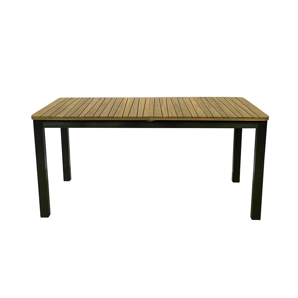 TAVOLO ALLUNGABILE BALITO 160/220X90 CM ALLUMINIO/ACACIA