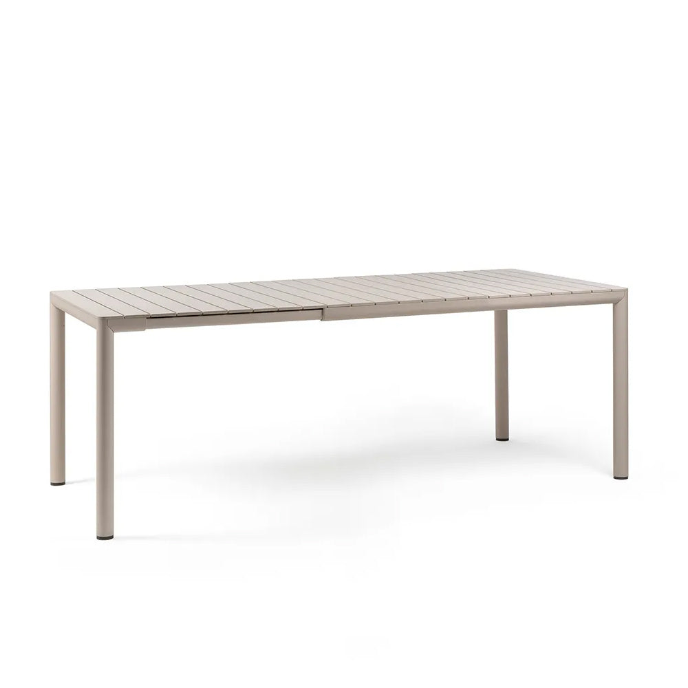 TAVOLO TEVERE 147 EXTENSIBLE VERNICIATO CORDA