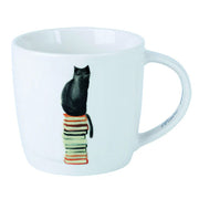 TAZZA AMICI FELINI, GATTO CON LIBRI, 400ML