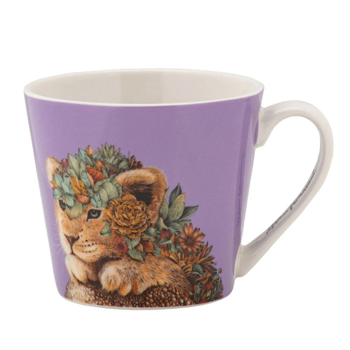 TAZZA LEONE IN PORCELLANA, 370ML, COLLEZIONE FERLAZZO