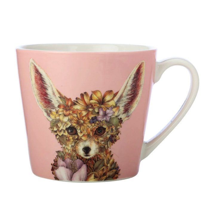 TAZZA VOLPE DEL DESERTO IN PORCELLANA, 370ML, COLLEZIONE FERLAZZO