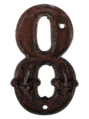 NUMERO 8 IN GHISA APPENDIBILE