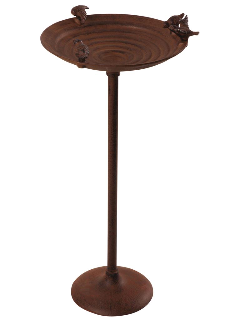 BAGNETTO PER UCCELLINI IN GHISA H60CM