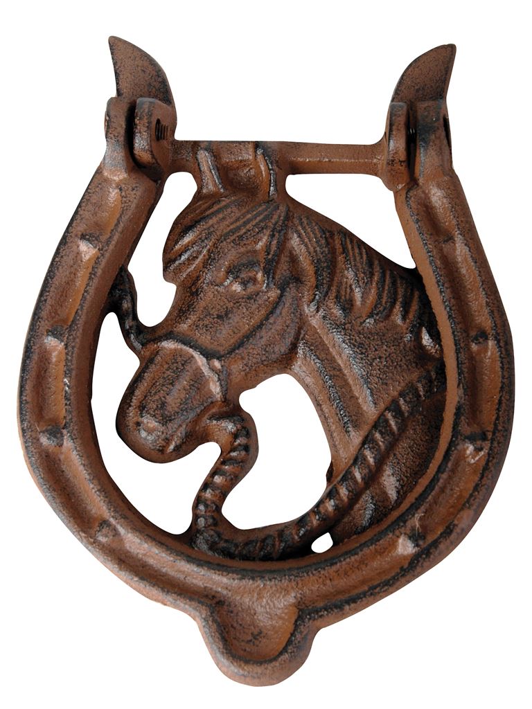 BATTENTE PER PORTA A FERRO DI CAVALLO DECORATIVO
