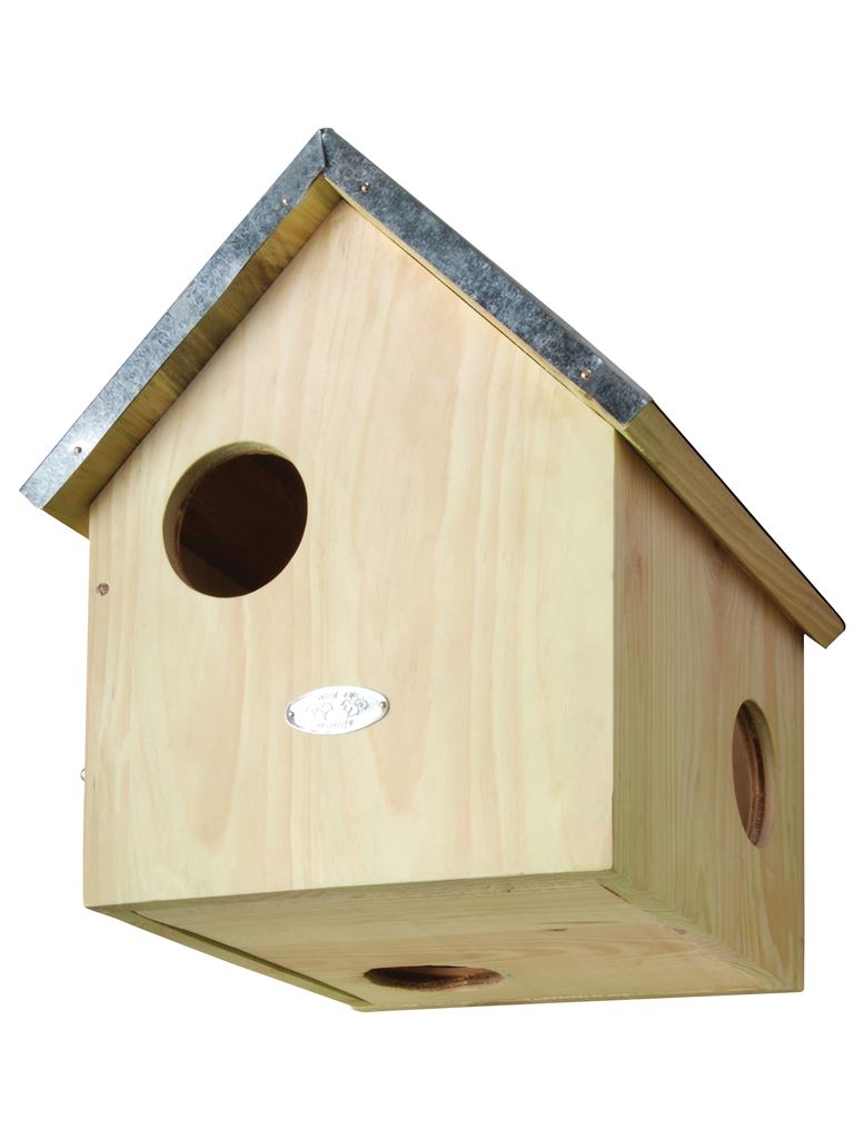 CASETTA IN LEGNO PER SCOIATTOLI CON 3 APERTURE
