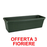 OFFERTA 3 FIORIERIA GREEN BASICS TROUGH 60CM VERDE