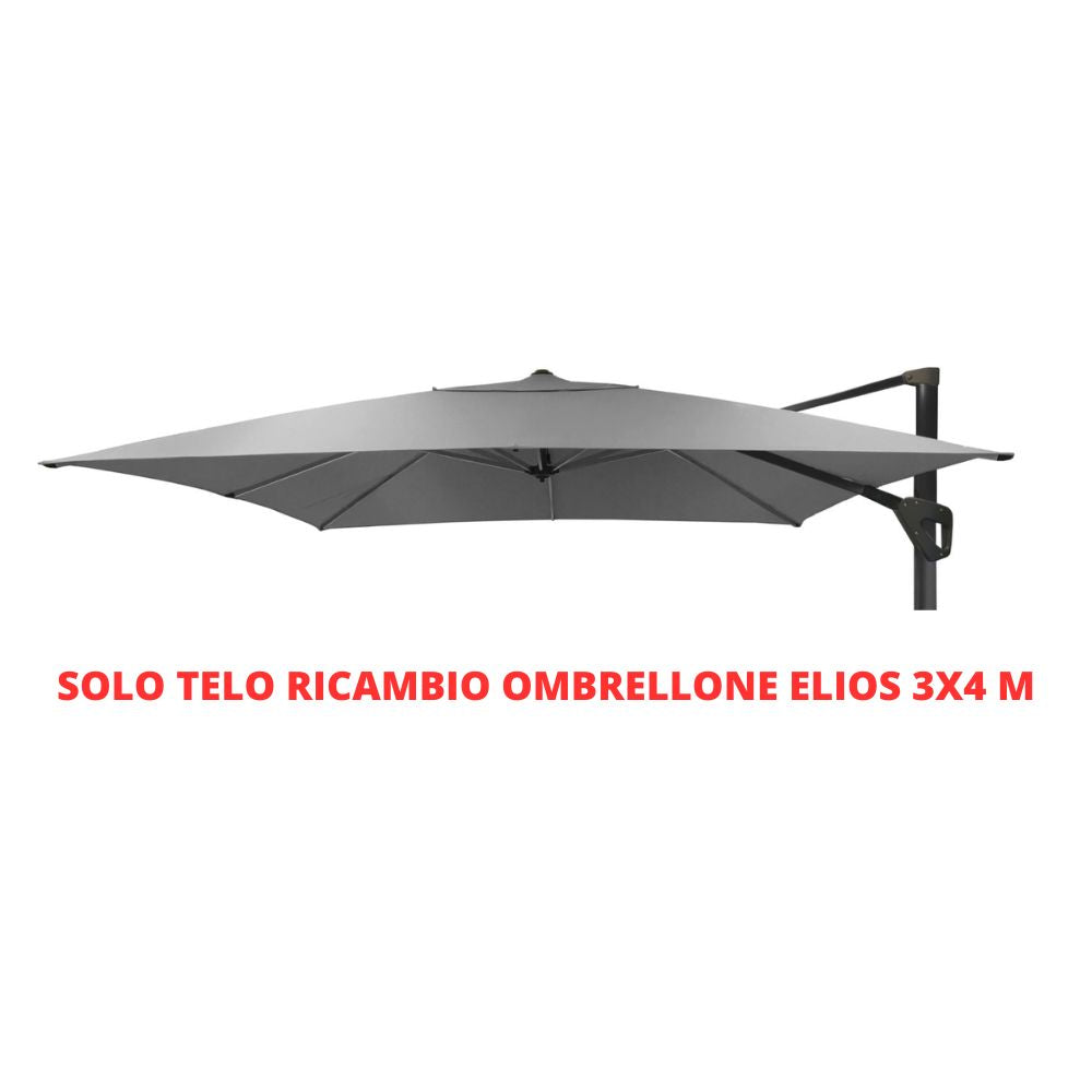 RICAMBIO TELO NOVASUN PER OMBRELLONE ELIOS  ORIENTABILE/RETRATTILE 3X4 M GRIGIO CHIARO