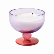 CALICE IN VETRO CON CANDELA PROFUMATA PEPE E PRUGNA 170GR