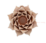 DECORAZIONE FIORE PETALI CM.15 ROSA IN TERRACOTTA