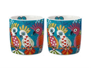 SET 2 TAZZINE CAFFE' ESPRESSINI 100ML LOVE HEARTS CHATTER