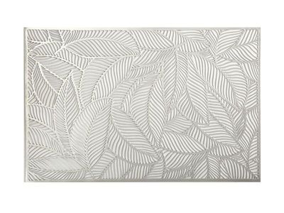 TOVAGLIETTA 45X30 CM FOGLIA ARGENTO