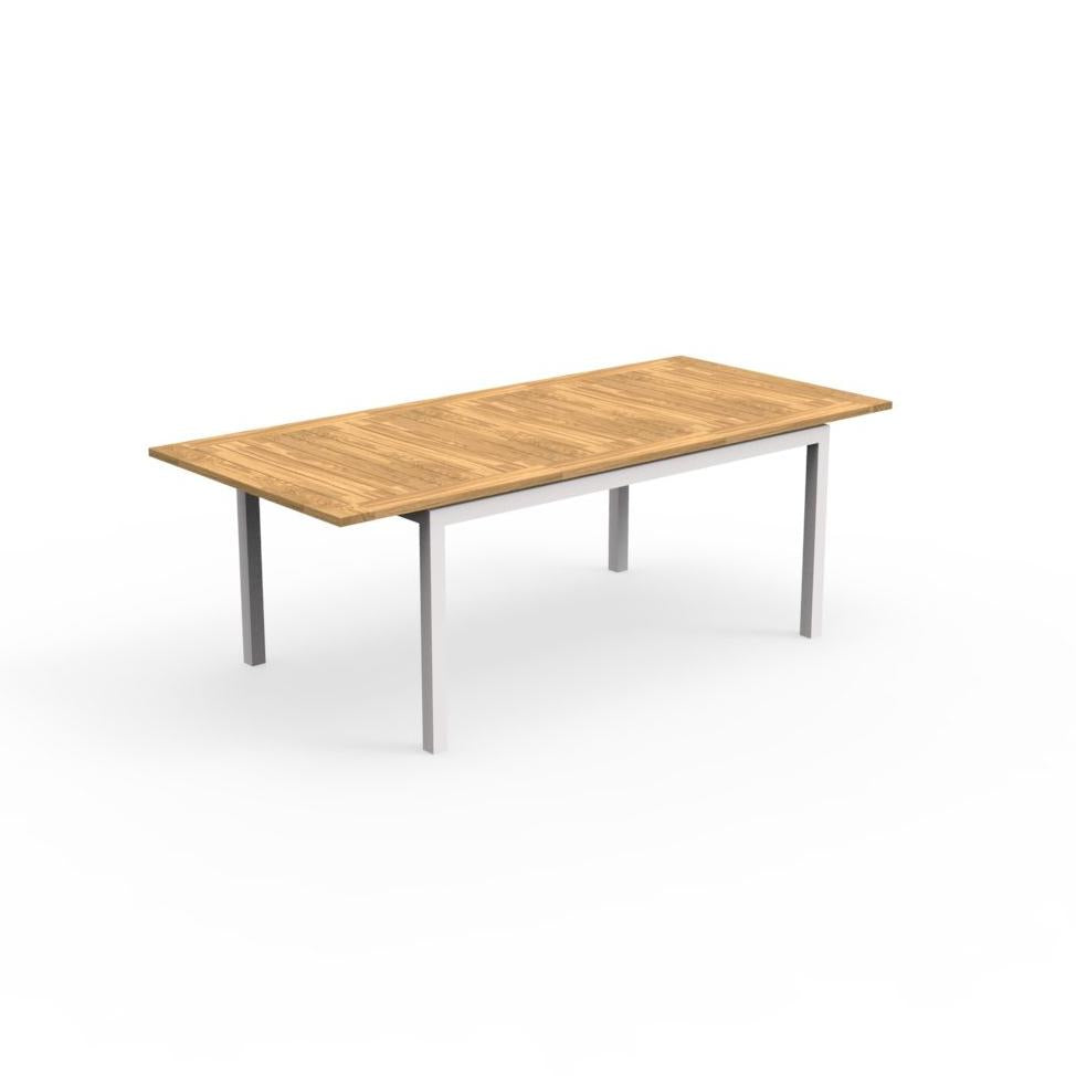 TAVOLO TIMBER IN TEAK ALLUNGABILE 156/214X90 COLORE A SCELTA