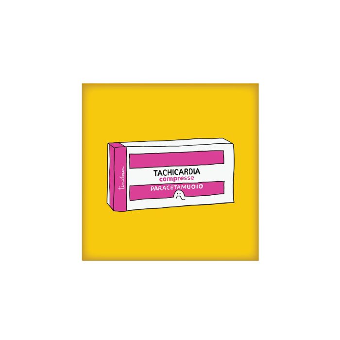 Poster Tachicardia 20x20 cm Timidessen
