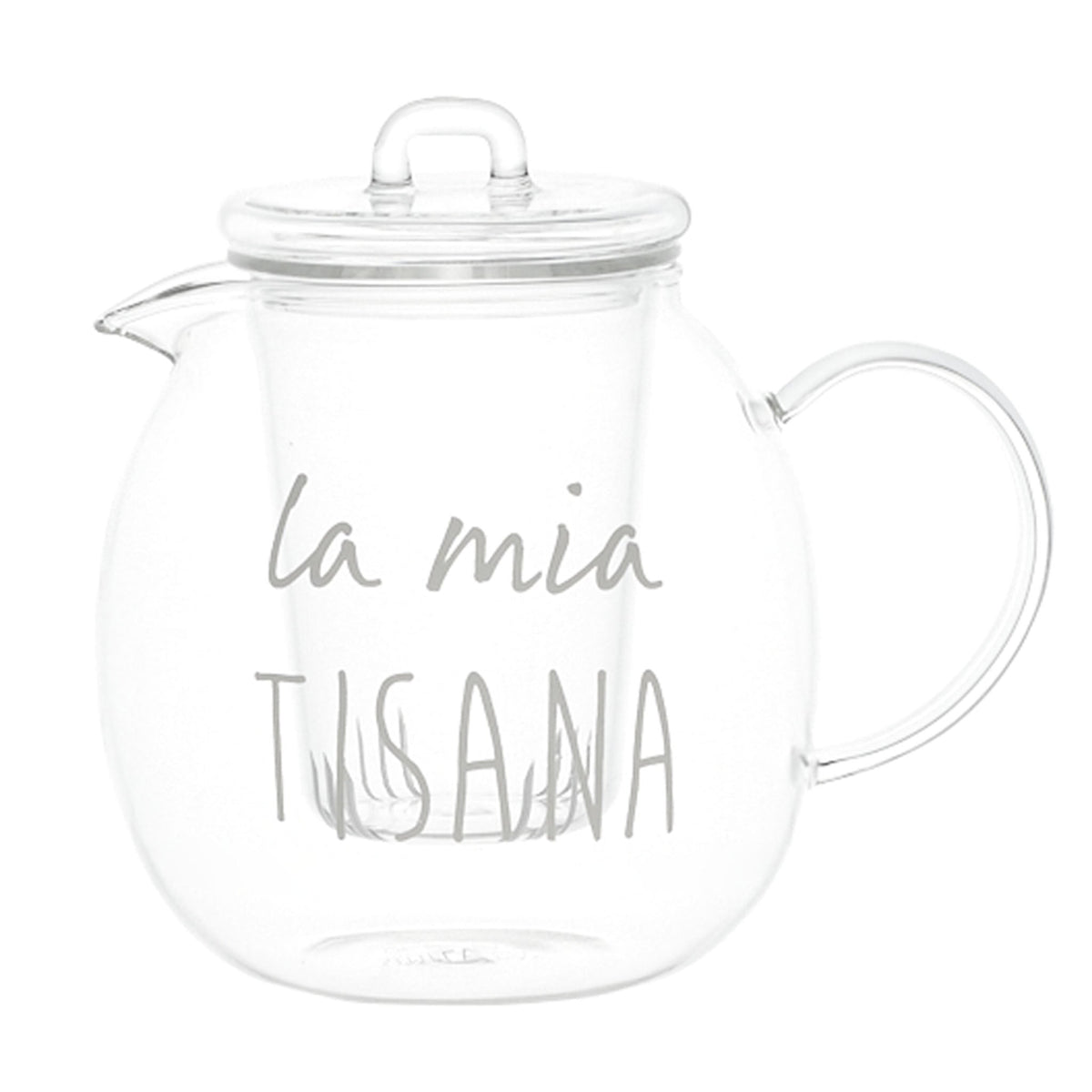 Tisaniera in Vetro Borosilicato La Mia Tisana Piccola 600ml Simple Day
