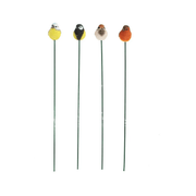 UCCELLINO IN RESINA SU SUPPORTO ASSORTITO H87CM