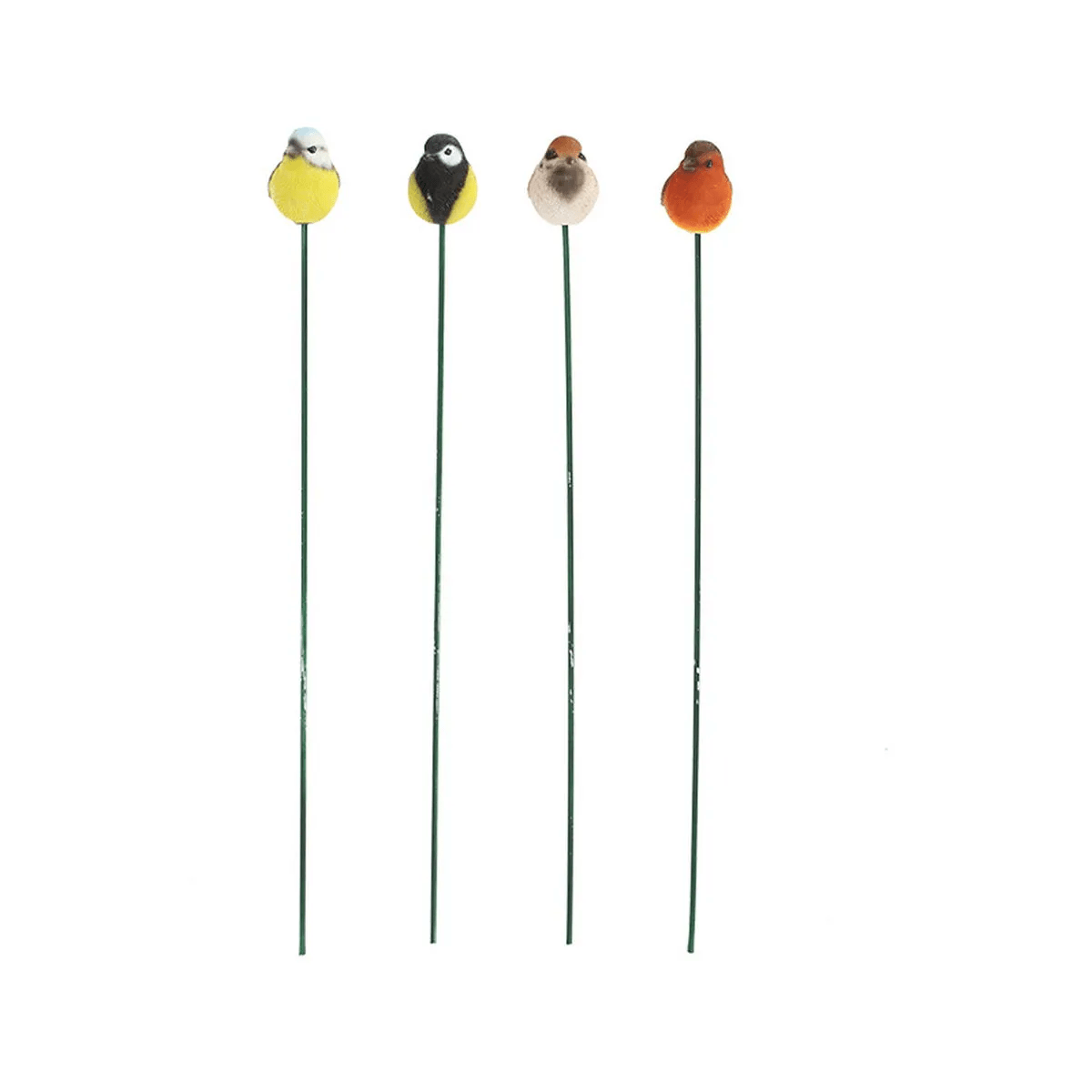 UCCELLINO IN RESINA SU SUPPORTO ASSORTITO H87CM