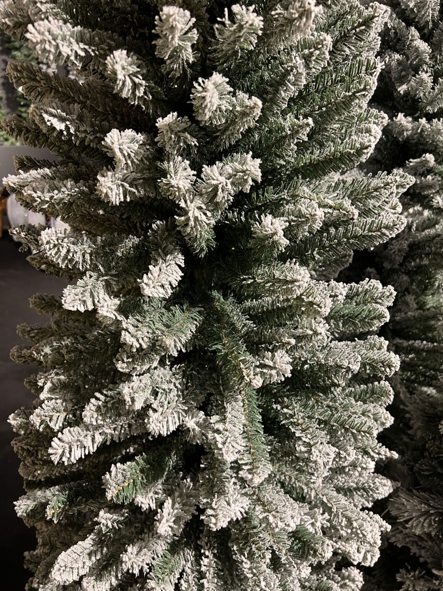ALBERO DI NATALE 180CM SLIM TOSCANA INNEVATO