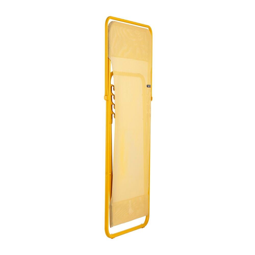 Lafuma Sedia a sdraio pieghevole multi-posizione Maxi Transat Giallo Miele 58cm