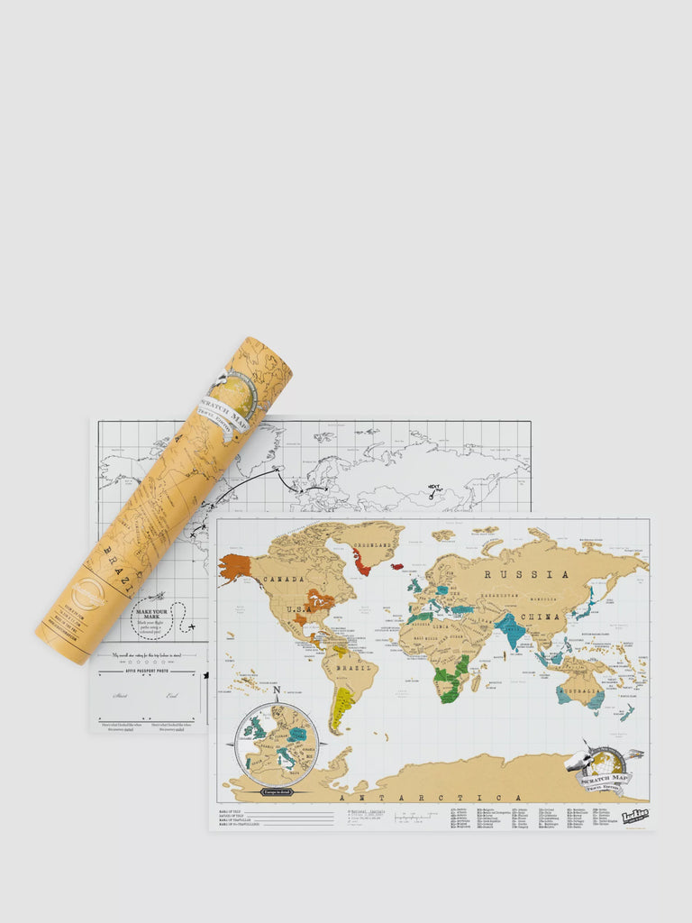 MAPPA DA GRATTARE - SCRATCH MAP TRAVEL EDITION
