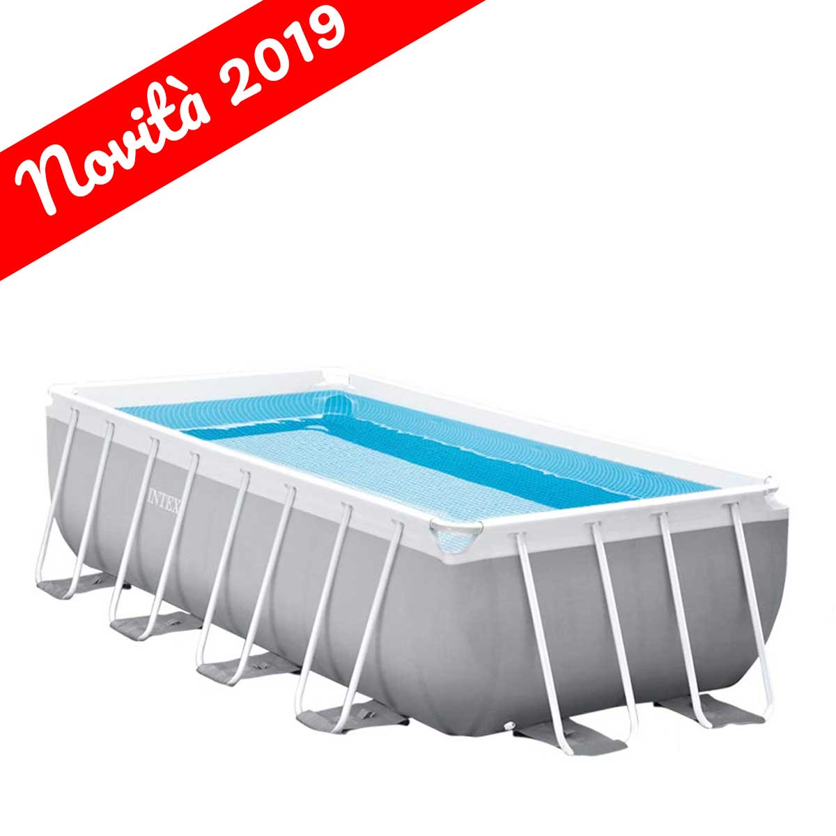 PISCINA PRISMA METAL FRAME 400X200X100 RETTANGOLARE