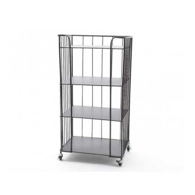 CARRELLO IN FERRO A TORRE IRON TROLLEY 48X38X90CM