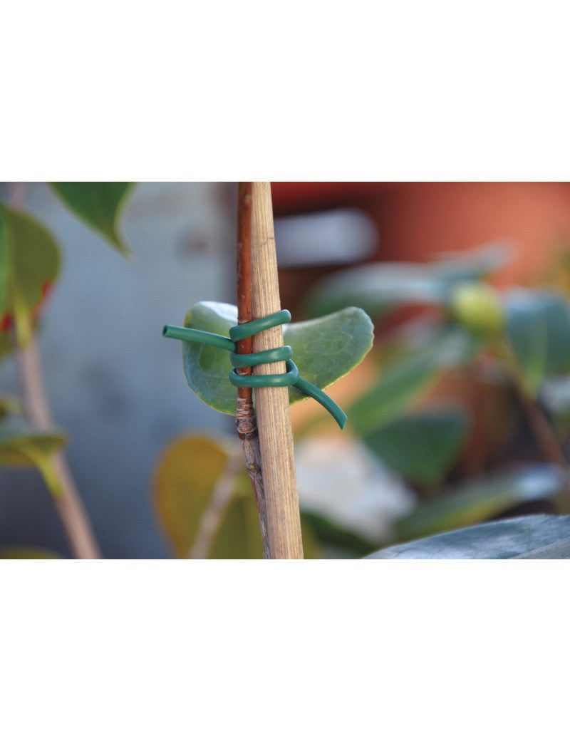 TUBETTO IN PVC VERDE PER LEGATURE AGRICOLE LEGACCIO FASCETTE