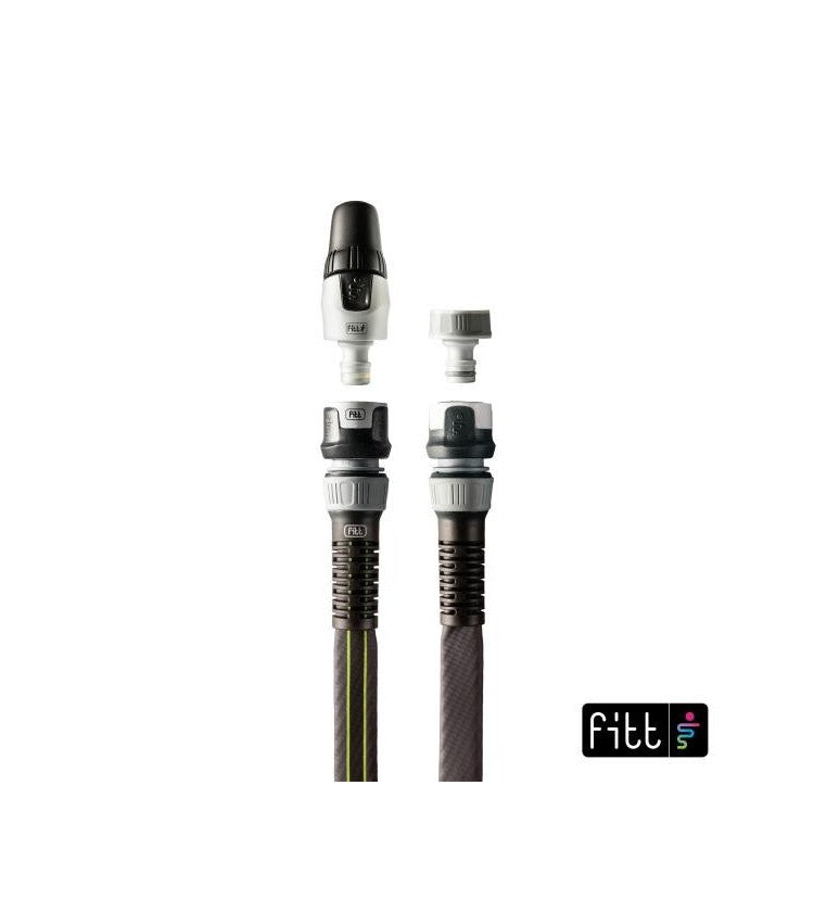 TUBO ESTENSIBILE FORCE FITT COMPLETO 5/8" Ml 25 LIME/GREY