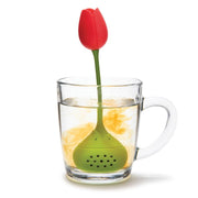 INFUSORE DA TE' A FORMA DI TULIPANO ROSSO