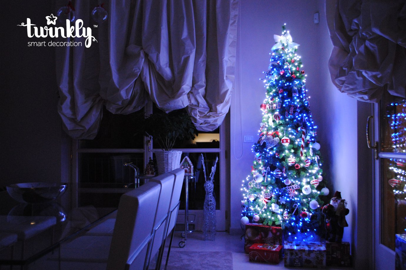 TWINKLY LUCI DI NATALE 400 LED MULTICOLOR STRINGS LINEARI 3200CM CONTROLLABILE DA SMARTPHONE