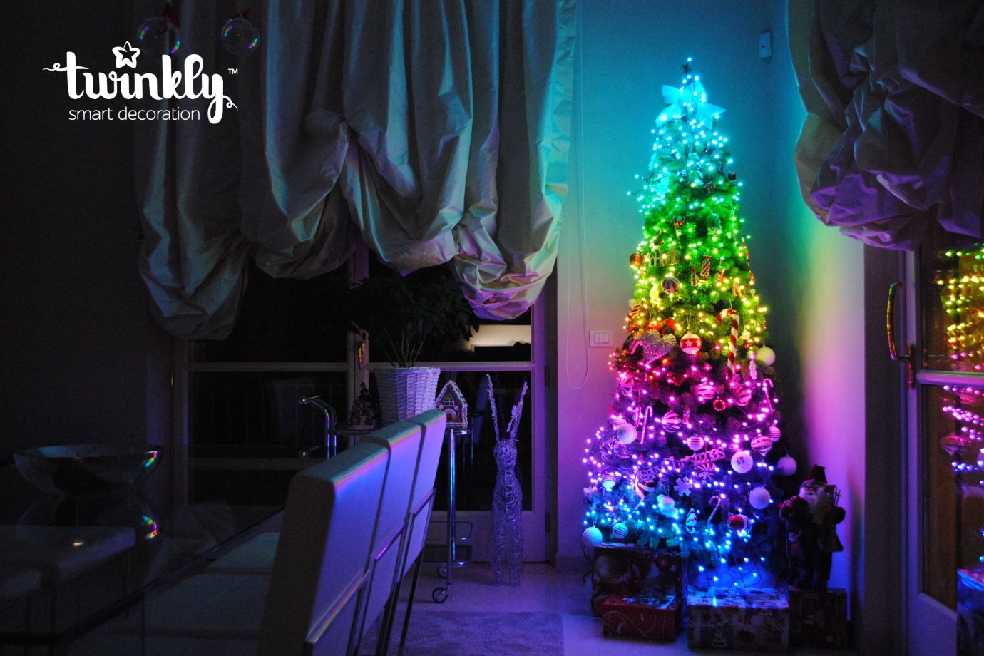 TWINKLY LUCI DI NATALE 400 LED MULTICOLOR STRINGS LINEARI 3200CM CONTROLLABILE DA SMARTPHONE